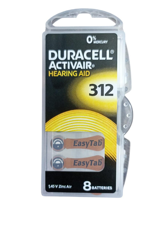Pila para audífonos Duracell 312 x 8 Unidades