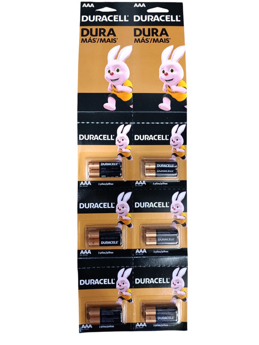 Pila AAA Duracell Blister X 6 Pares