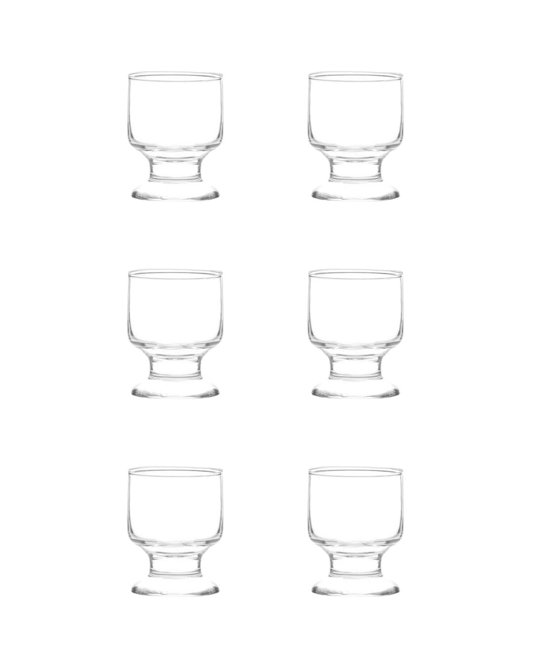 Copa vino blanco 132 ml marca Cristar x 6 unidades