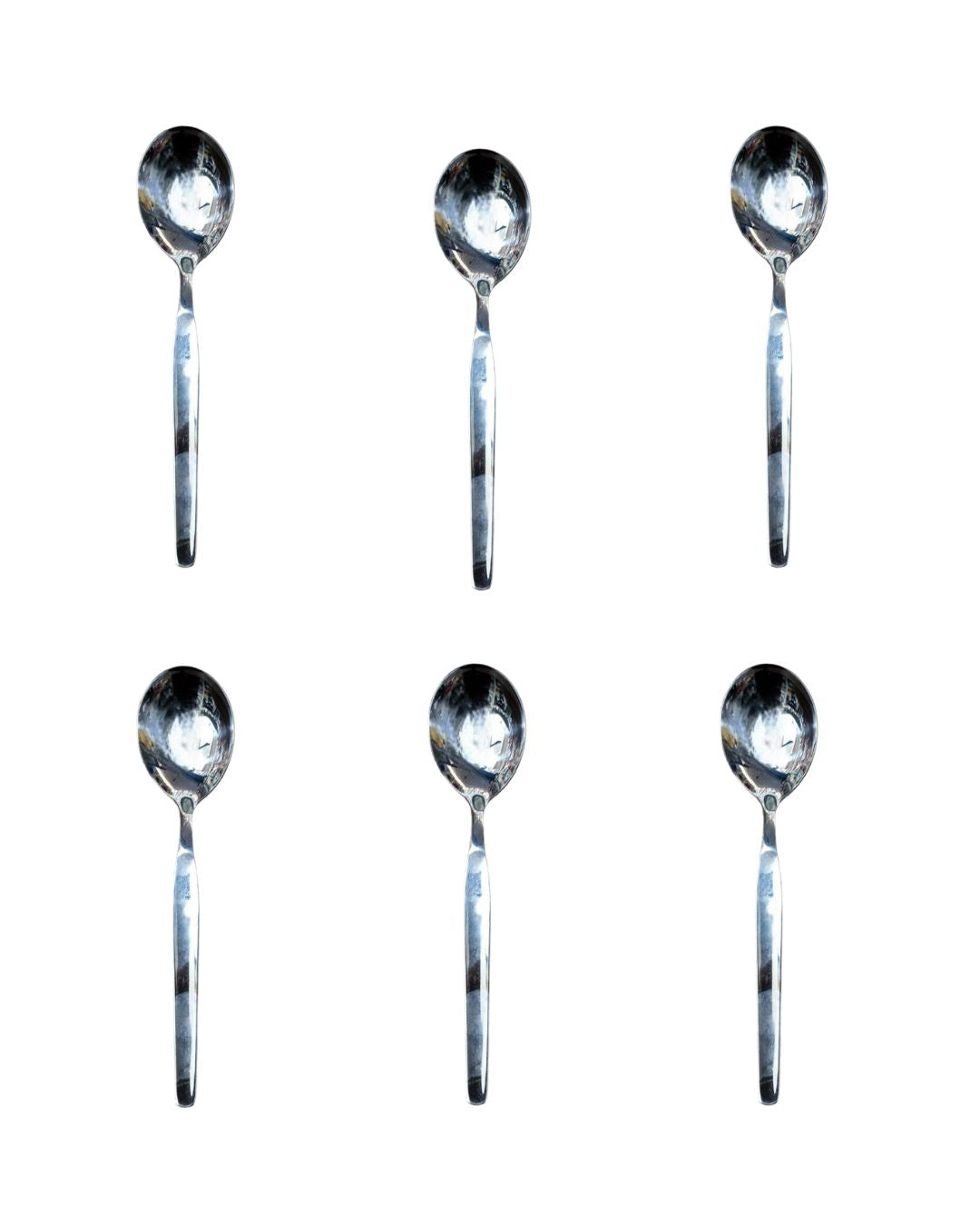 Cuchara hotelera de acero inoxidable x 6 unidades