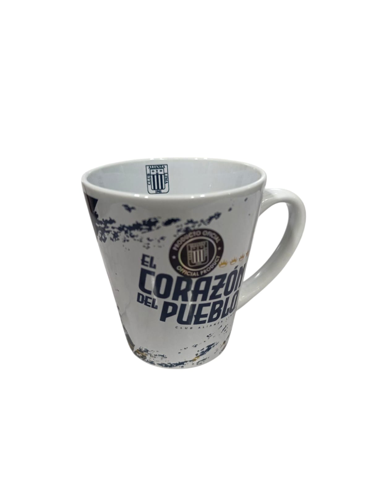 Taza Alianza Lima azul y blanco 475 ml
