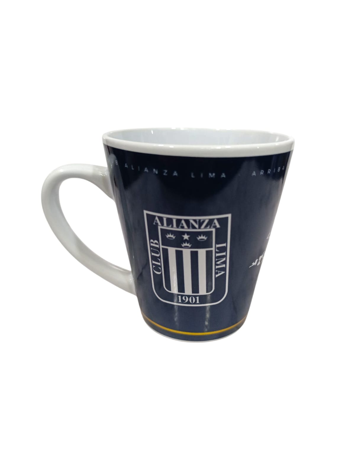 Taza Alianza Lima azul y blanco 475 ml