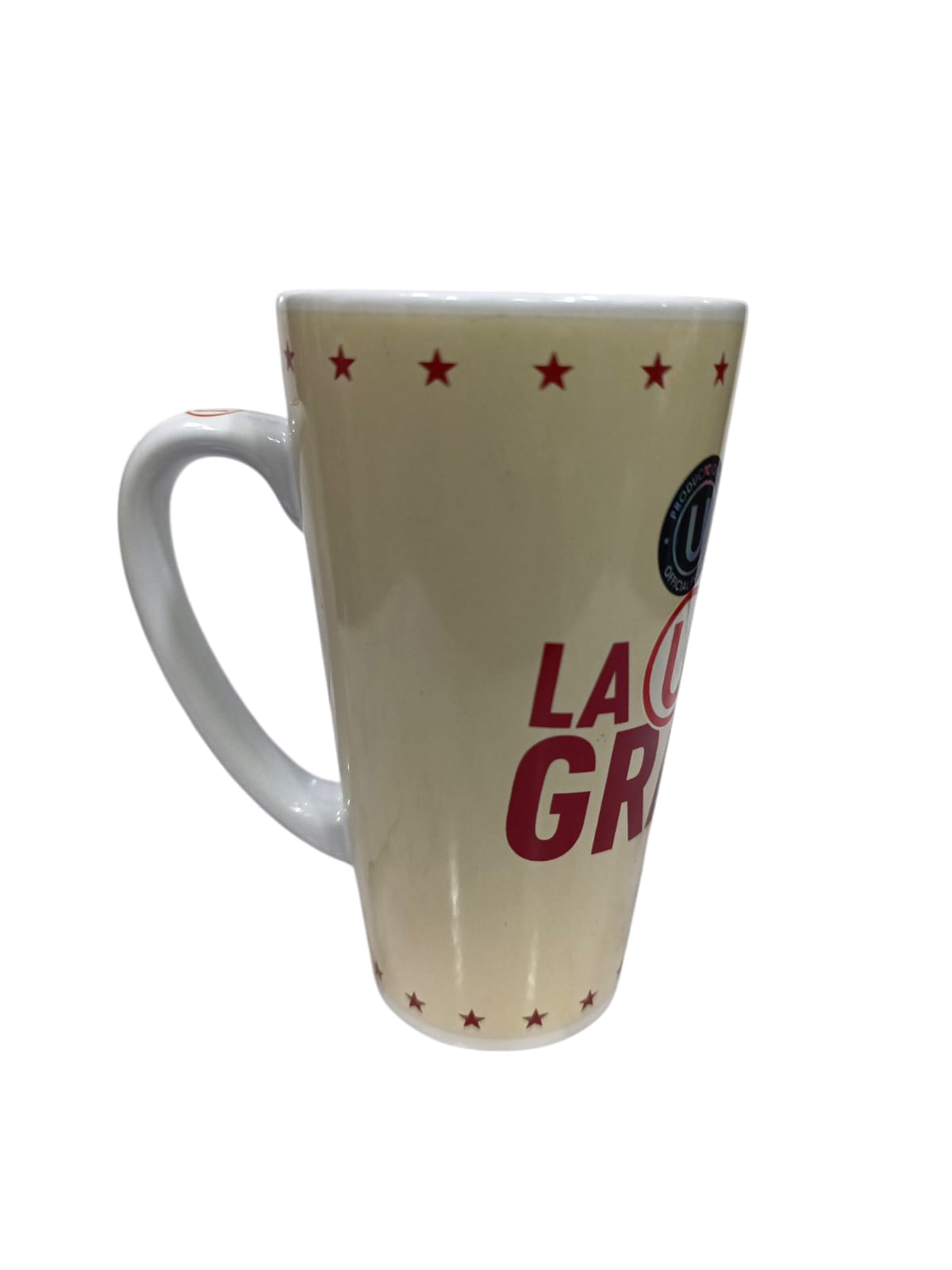 Taza latte con caja Universitario de deportes