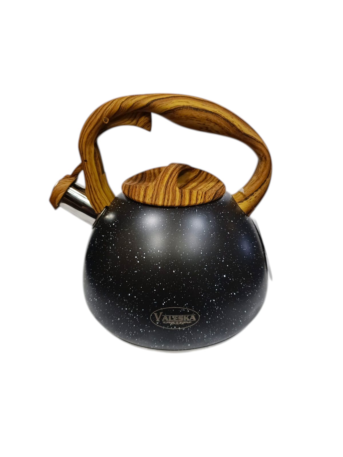 Tetera 3 L con recubrimiento de roca volcánica negro marca Valeska