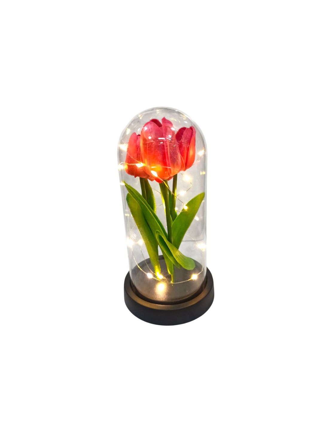 Tulipanes en cúpula con luces LED