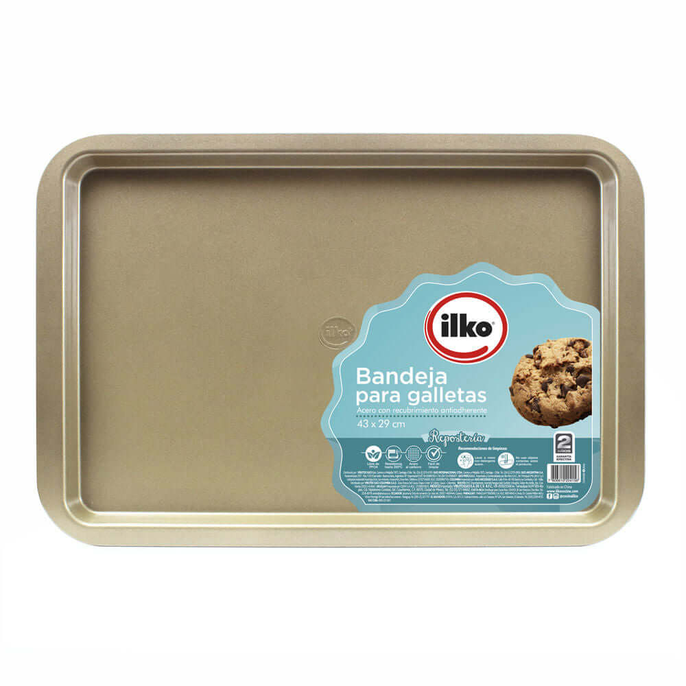 Bandeja para galletas 43 cm x 29 cm marca ilko