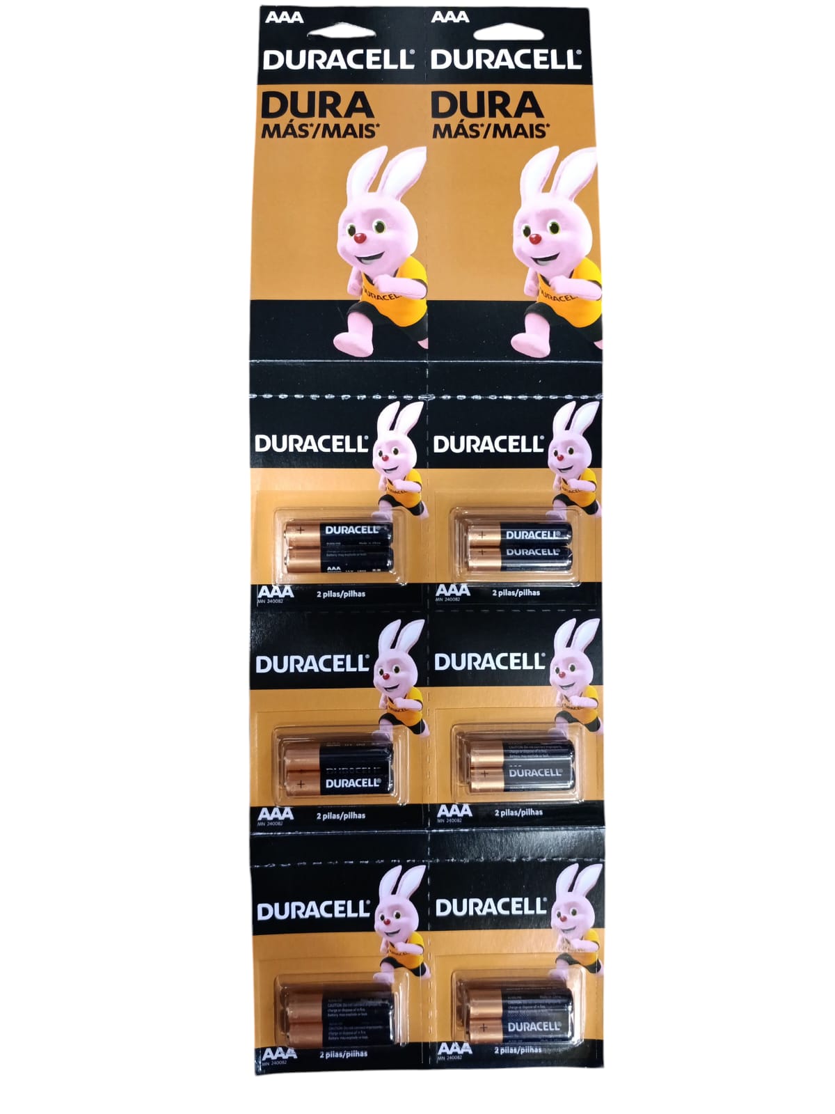 Pila AAA Duracell Blister X 6 Pares