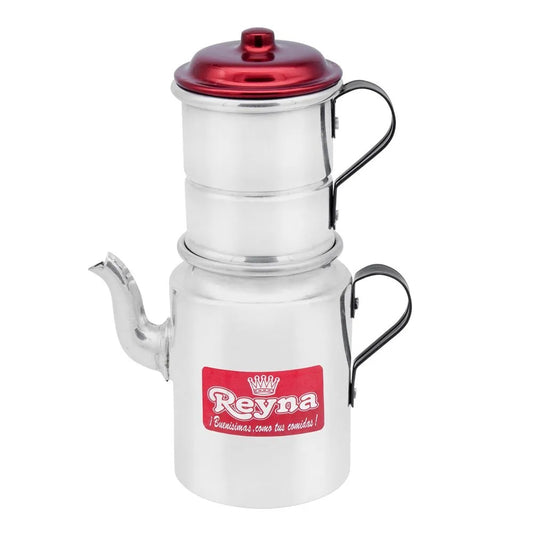 Cafetera de aluminio #10 marca Reyna