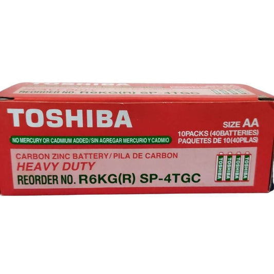 Caja de pilas AA Toshiba 40 Unidades