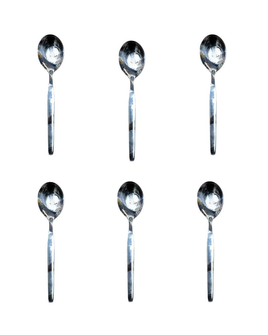 Cuchara hotelera de acero inoxidable x 6 unidades