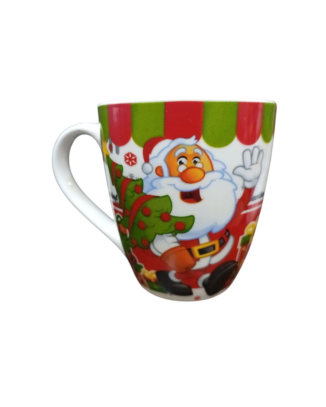 Jarro Feliz navidad rojo y blanco