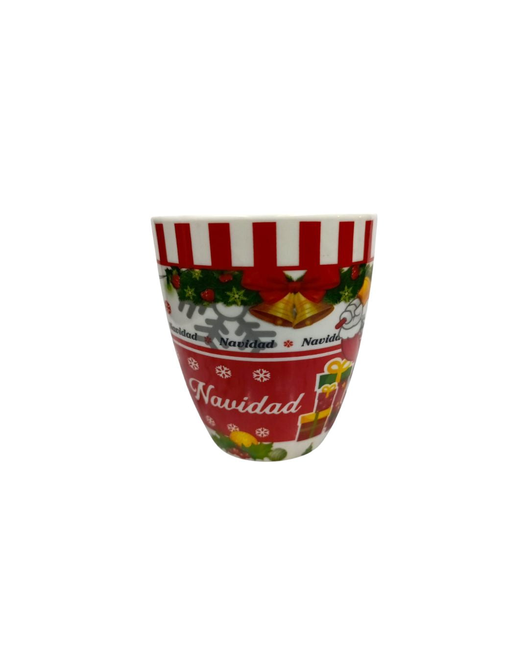 Jarro navidad roja y blanco