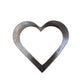 Molde para causa corazón de acero inoxidable