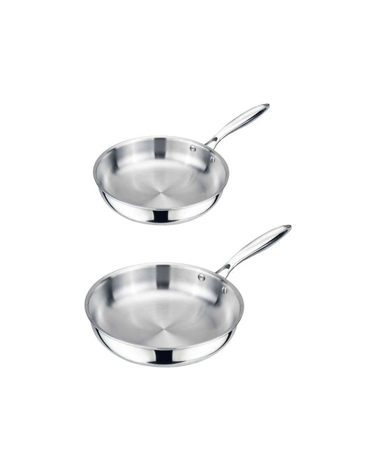 Pack Sartén 20 cm + Sartén 24 cm acero inoxidable