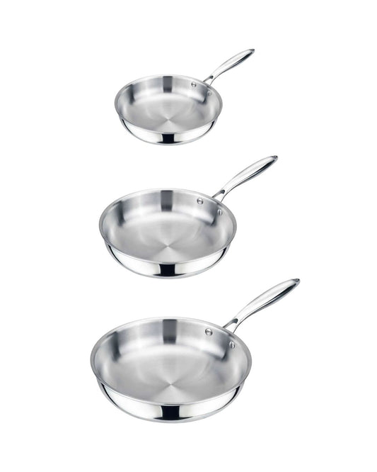 Pack Sartenes de acero (16 cm - 20 cm - 24 cm)
