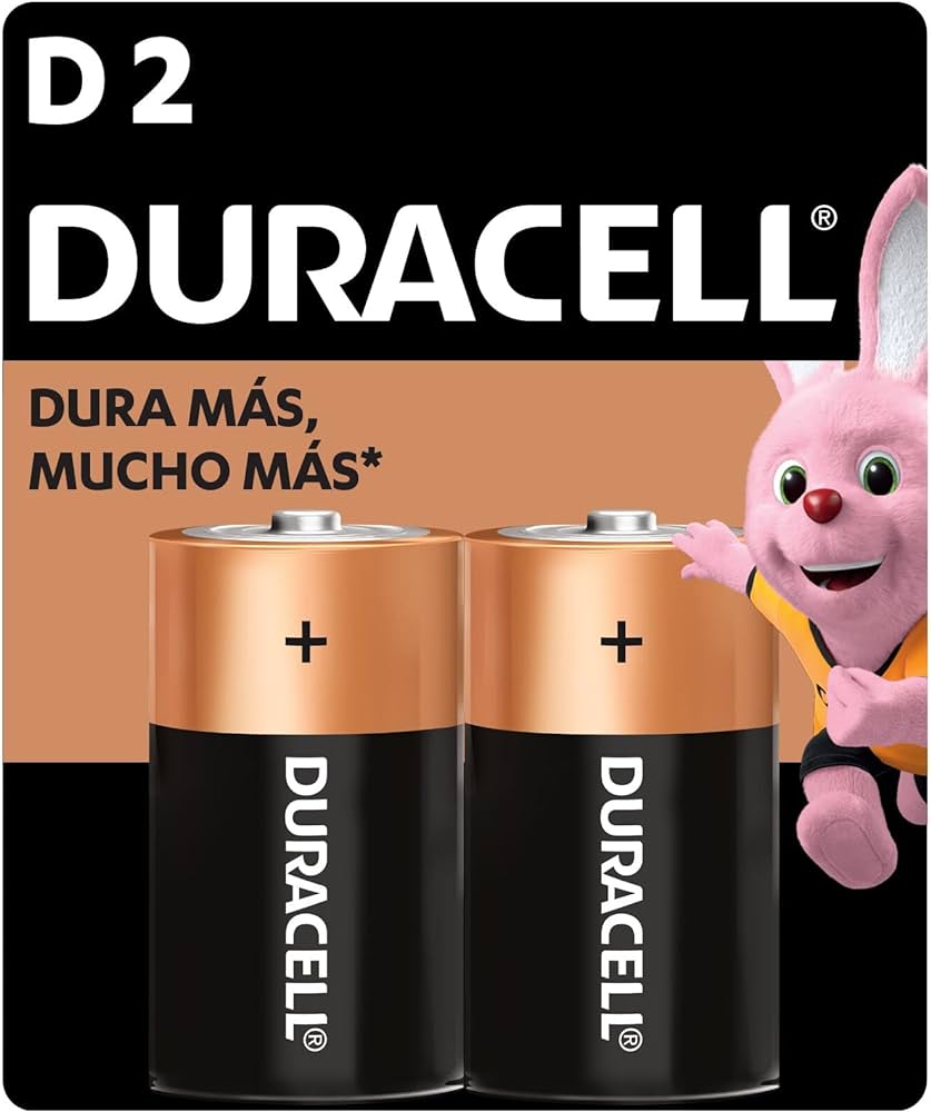 Pila D Duracell x2