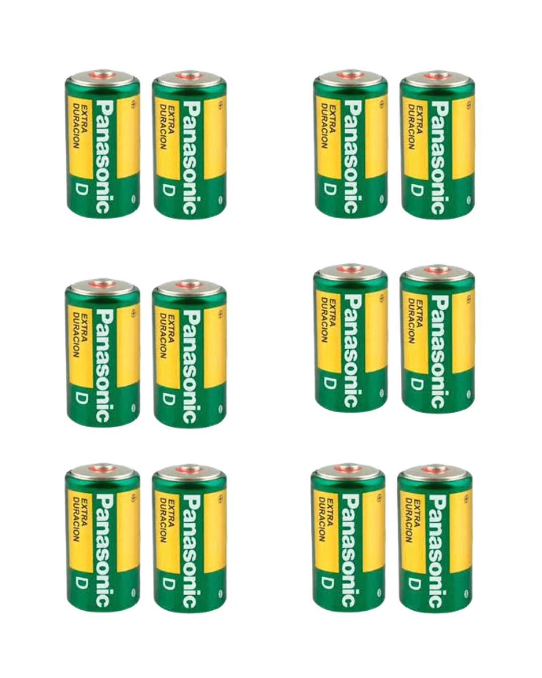 Pila D Panasonic x 6 pares