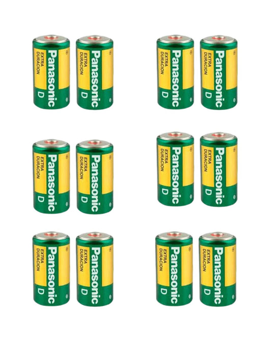 Pila D Panasonic x 6 pares