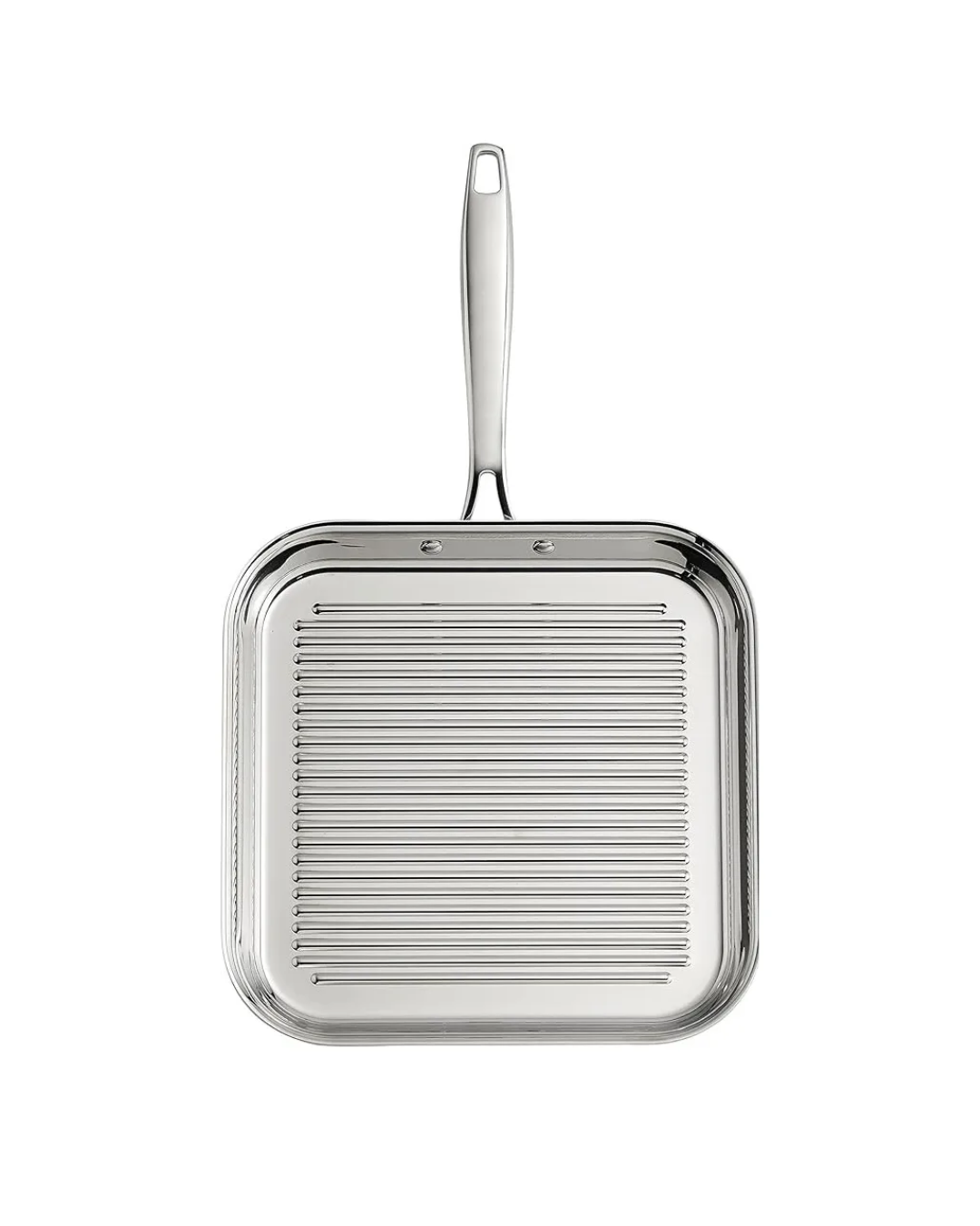 Sartén grill cuadrada 26 cm acero inoxidable marca Tramontina