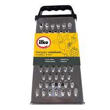 Rallador 4 caras de acero inoxidable marca ilko