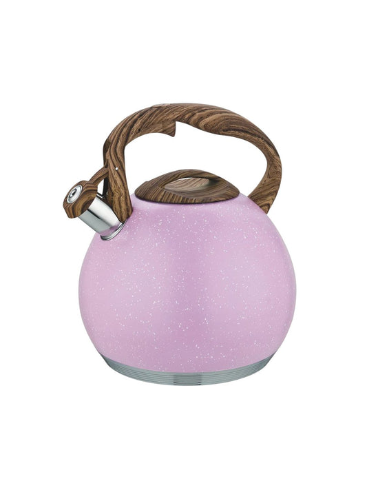 Tetera 5 L con recubrimiento de roca volcánica rosado marca Valeska