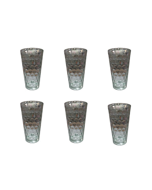 Vaso de vidrio modelo "Coco" x 6 unidades