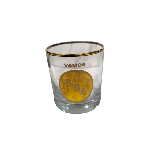 Sport Boys 金色壓花威士忌酒杯