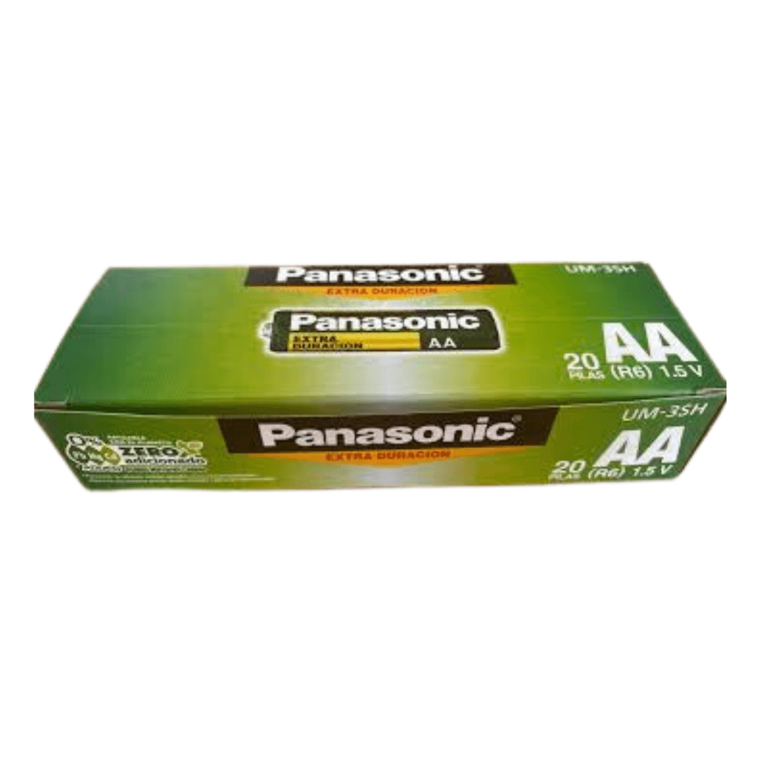 Caja De Pilas AA marca Panasonic 10 pares