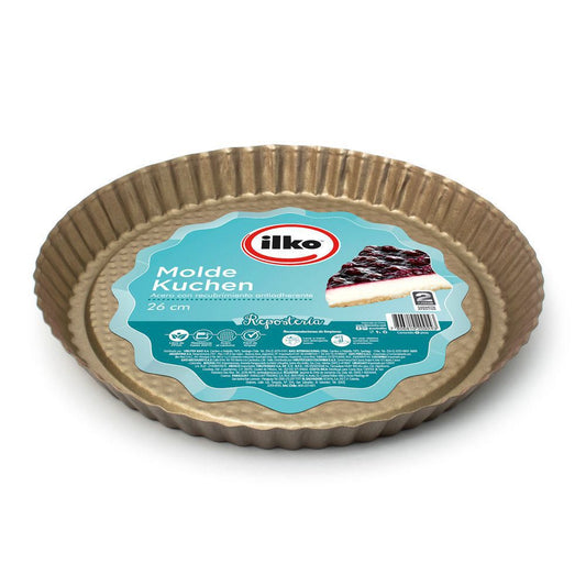 Molde antiadherente para pye 28 cm kuchen marca ilko